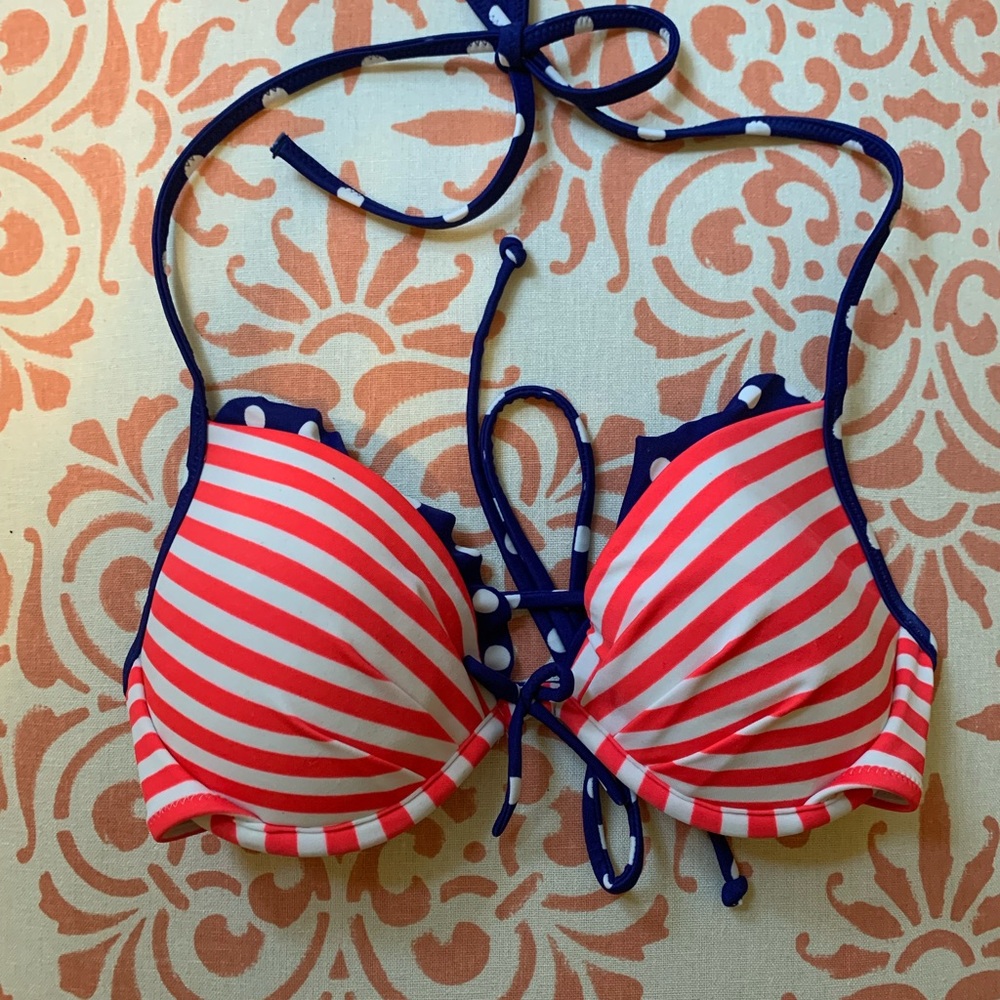 Victoria secret American flag bikini top